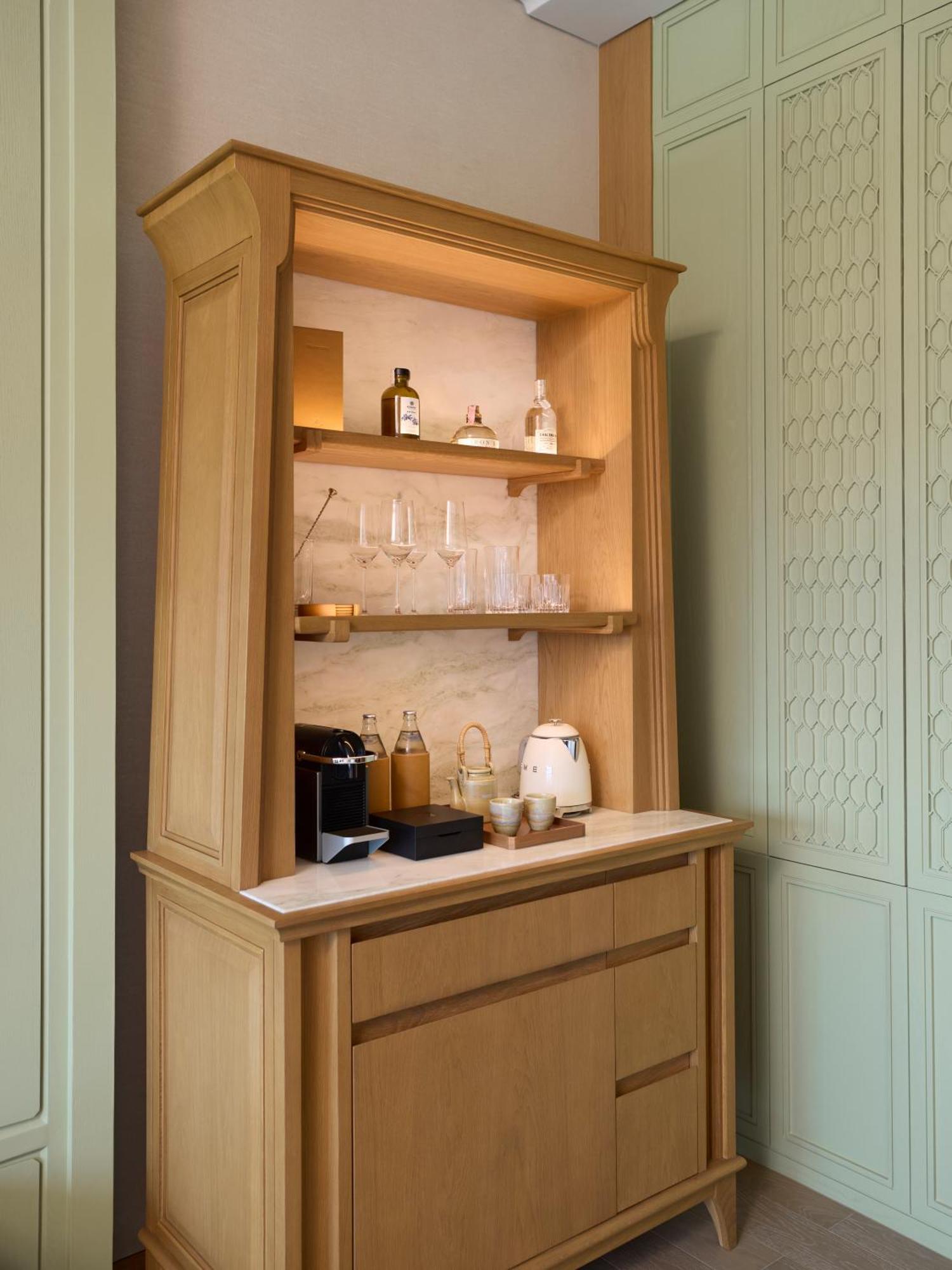 Clubhoek kamer met twee aparte bedden
