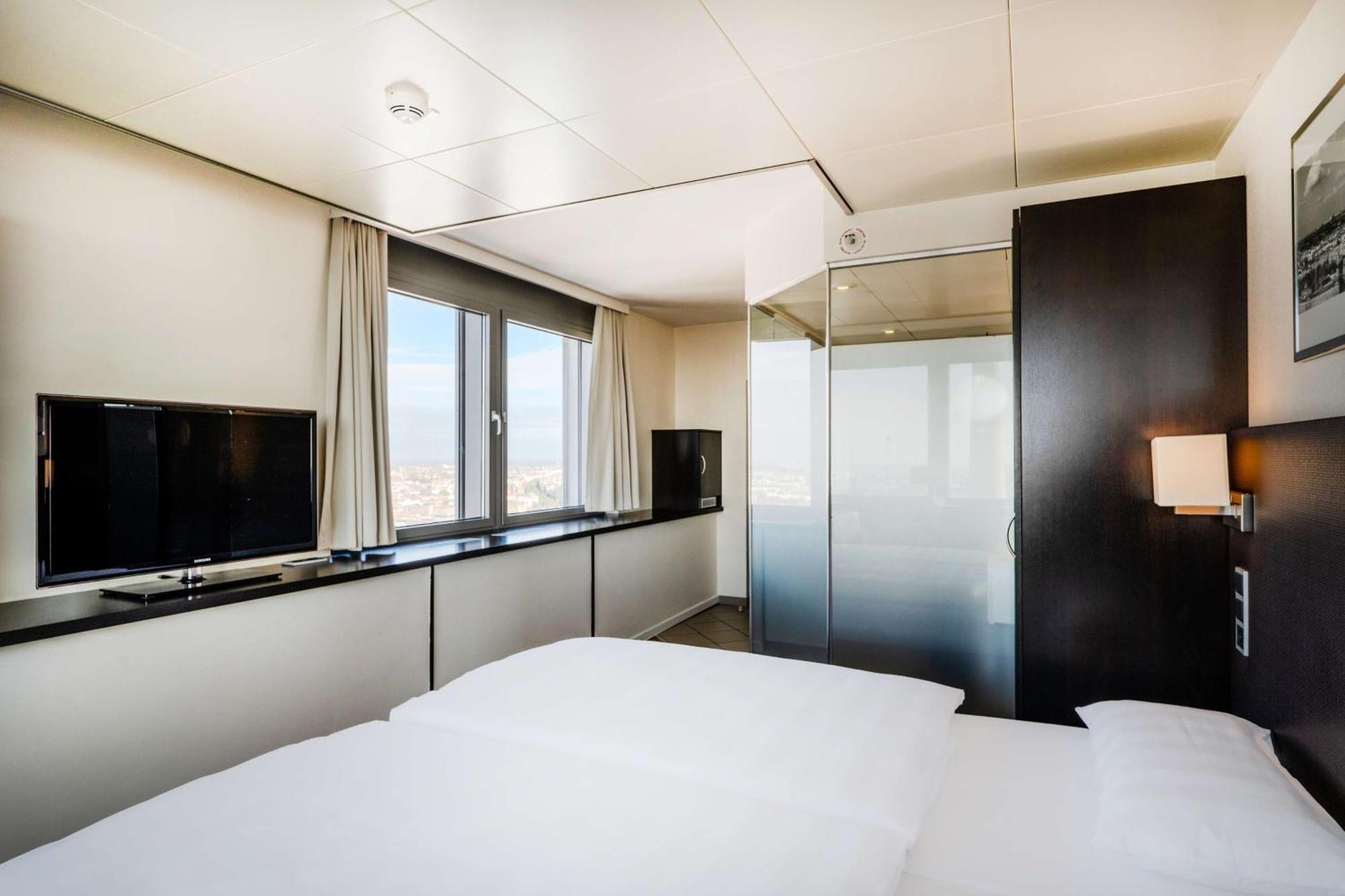 Quarto Duplo Panorama com Vista da Cidade