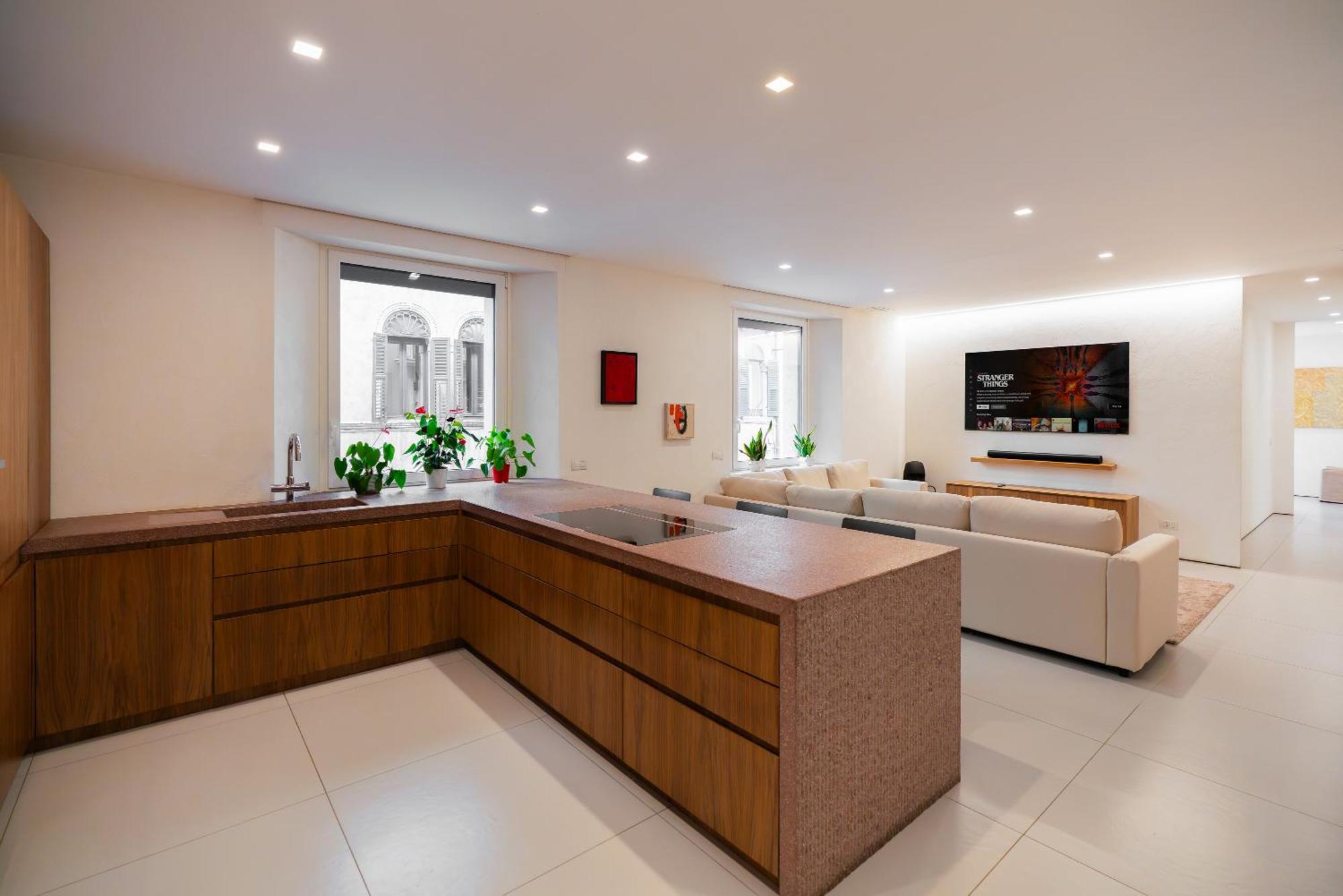 Luxuriöse Ferienwohnung mit 4 Schlafzimmern