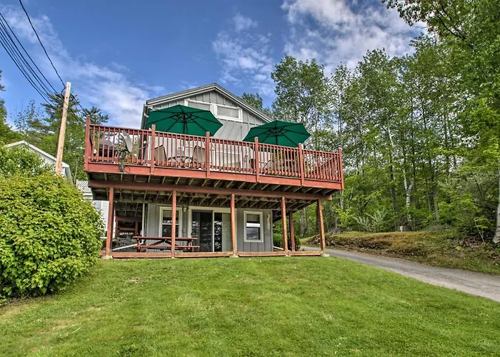 Charming Laconia Home W/ Deck: Walk To Lake!