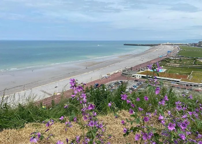 El arco iris entre port et plage