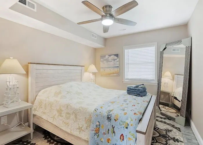 Spectacular 3 Bedroom Condo One Block To The Beach