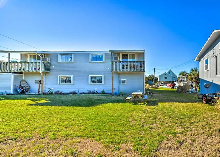 Coastal Atlantic Beach Duplex < 1 Mi To Boardwalk!