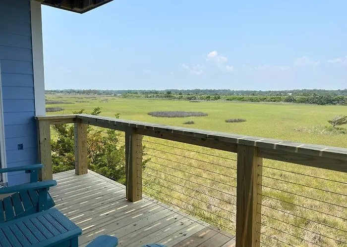 Holden Beach House Second Row With Surround Views!