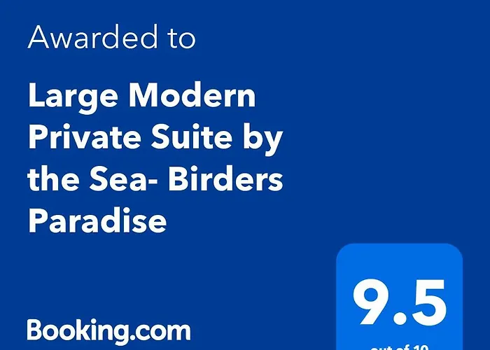 Large Modern Private Suite By The Sea- Birders Paradise