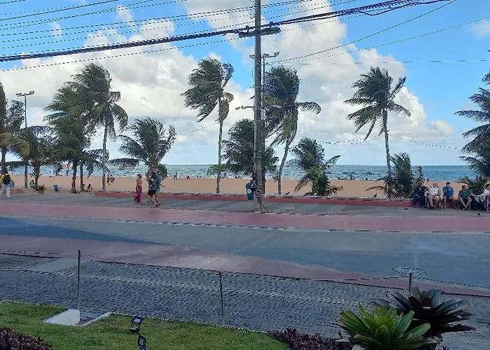 Flat Mobiliado, Beira Mar Na Melhor Localizacao Da Praia Do Cabo Branco - Joao Pessoa Pb