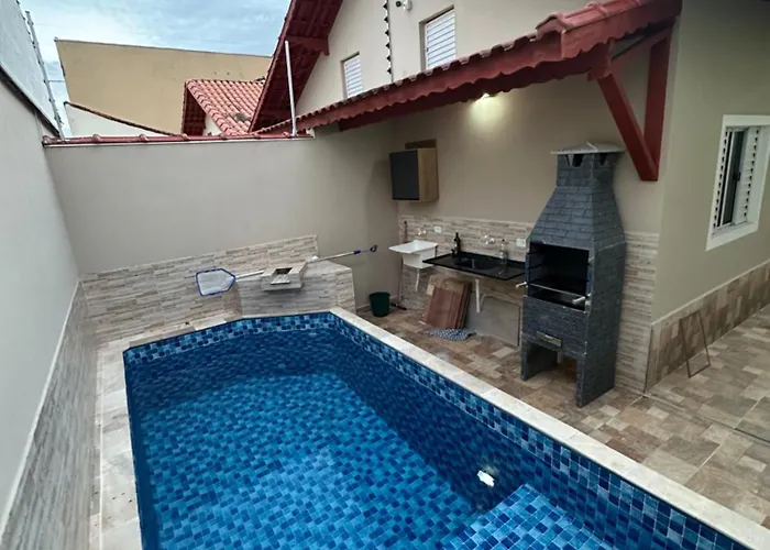 Casa na Praia com Piscina - Mongaguá - Drake House