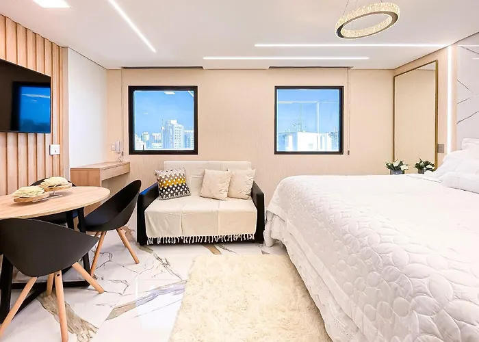 M N Flats - Flat Dentro Do Hotel Wi Av Ibirapuera 2927