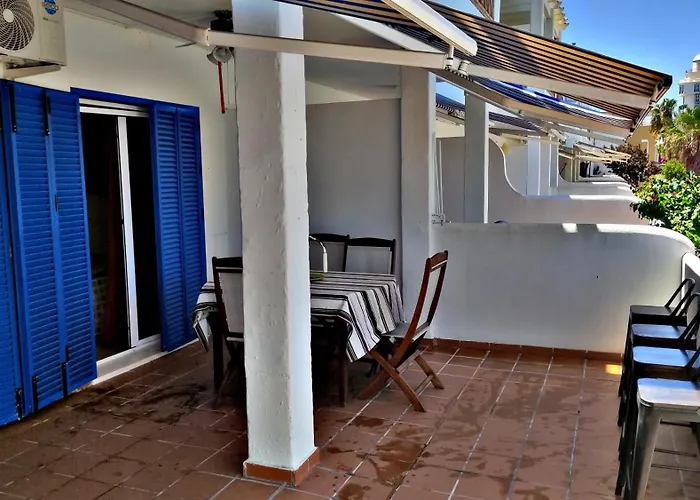 casa del mar,,, gran terraza junto playa cantil