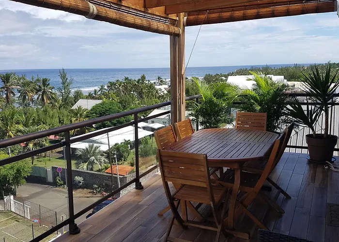 Appartement terrasse vue mer LeMaxime St Gilles les Bains
