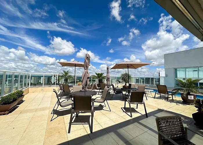 Flat Premium, confortável, completo para Família ou a Trabalho, ao lado dos Ministérios e ESPLANADA, lazer completo e academia, em Saint Moritz Brasília Hotel