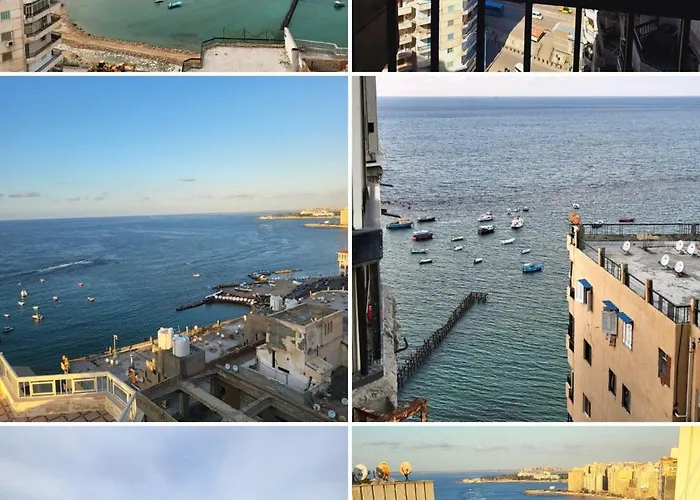 Villas With Direct Sea Views And Apartments With Partial Sea Views In Miami, Alexandria, Al Safwa Tower,