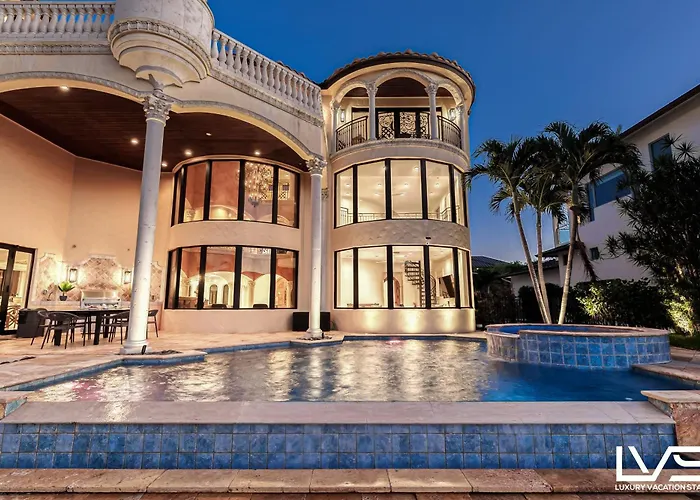 Villa Rhodes Palatial Waterfront Beach Estate