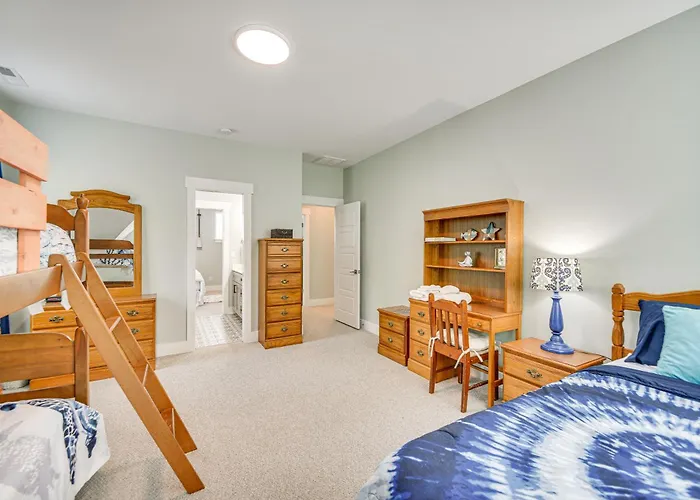 Cape Charles Home: Private Pier & Beach-Front Deck