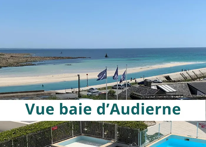 Duplex Vue Mer - Plage 100M - Parking - 4 Lits - Hamam & Sauna