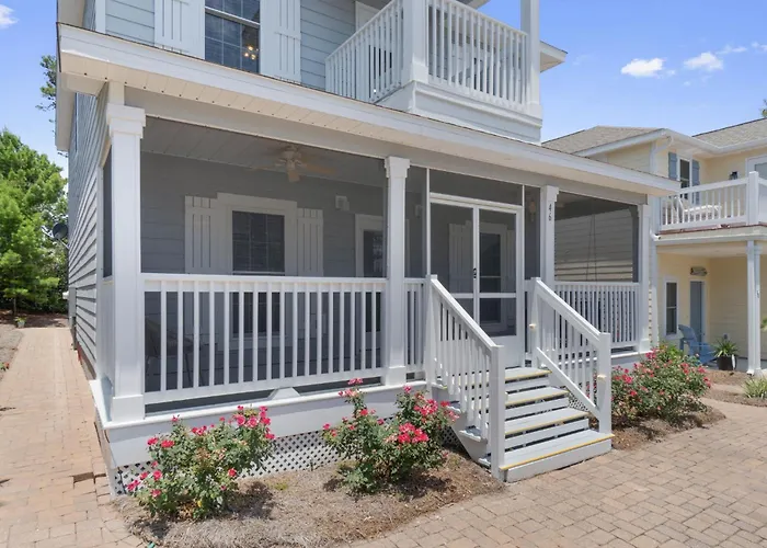 Walk To Upscale 30A! Pool, 5 Bikes, Smart Toilet, Rain Shower