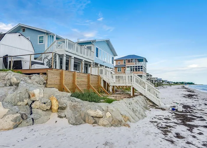 Alligator Point Beachfront Home W/ Private Hot Tub