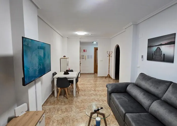Apartment Santa Pola - 2 Bedrooms - Playa Lisa Tamarit - Airco - Parking