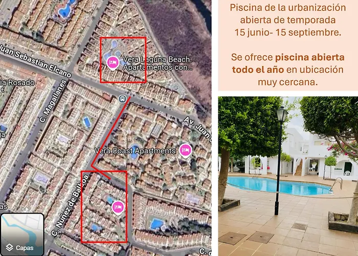 Apartamento en Vera Playa Laguna Beach