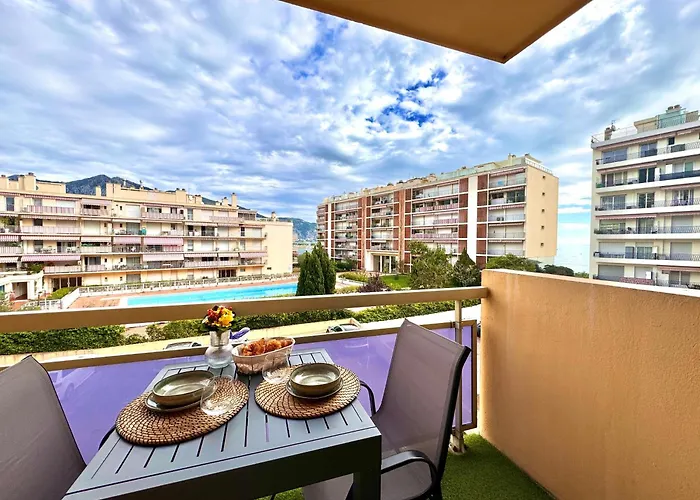 Charming 2-Rooms Apartment - Walk To Beach, Near Monaco & Menton