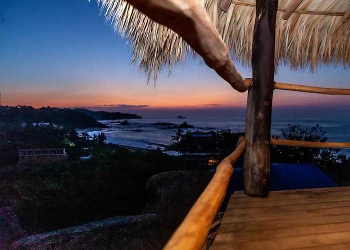 Casa Paraiso Mazunte - Ocean View Lofts - 1 Min Walk To Rinconcito Beach - Fast Wifi Starlink