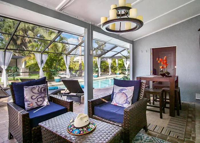 Luxury Zen Den With Heated Pool Just Off Siesta Key