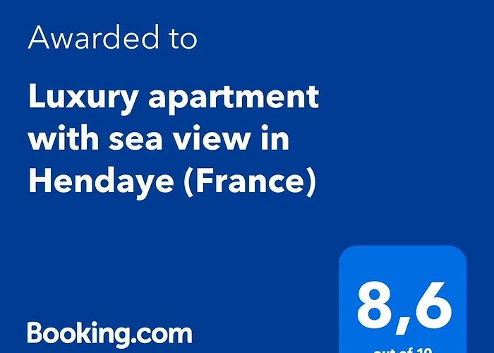 Luxury Apartment With Sea View In Hendaye