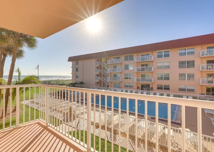 Central Cocoa Beach Condo W/ View, Steps To Beach!