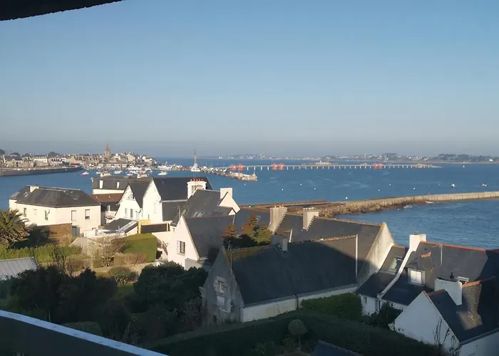 Studio vue mer roscoff et île de batz