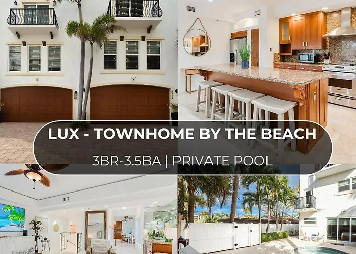 Beachside Luxury Private Townhome With Pool And Ocean Views