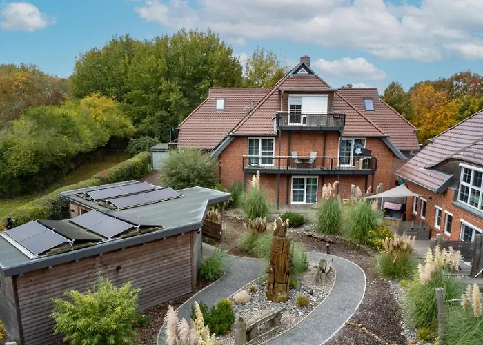 Traumhaftes Appartement mit Privatstrand - Odins Blick Wohnung 21 - ruhige Gartenanlage, Sauna