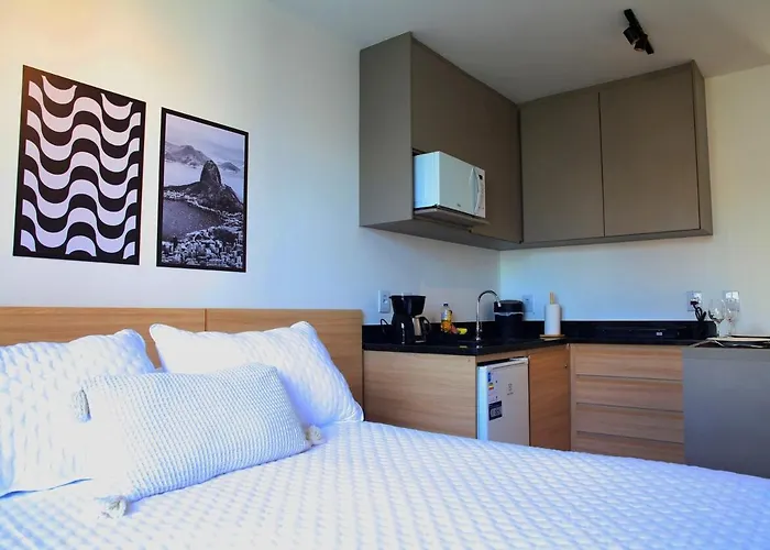 Lindo Studio Boa Viagem Vista para o Mar
