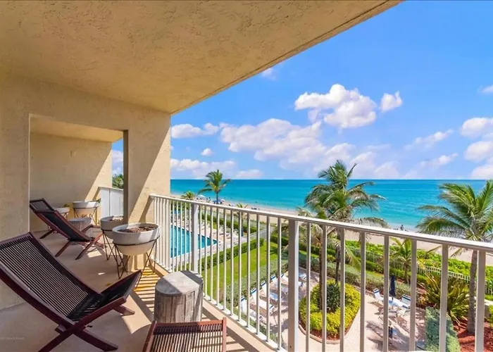 Hutchinson Island Beachfront Heated Pool Balcony Top Floor Amazing View