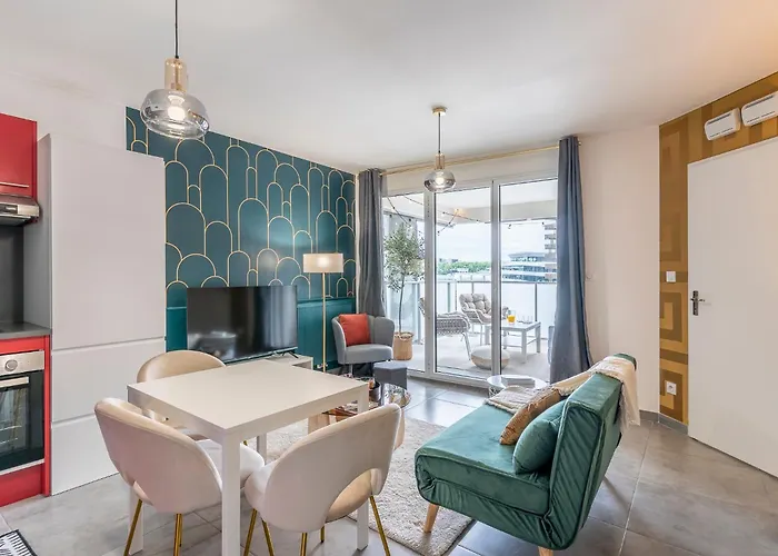 Urban Chic Montpellier - Terrace - Private Parking