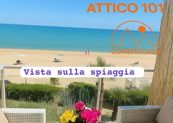 Conero Casa - Marcelli di Numana in Via Litoranea 101 sul mare vista Spiaggia con Parcheggio Esclusivo