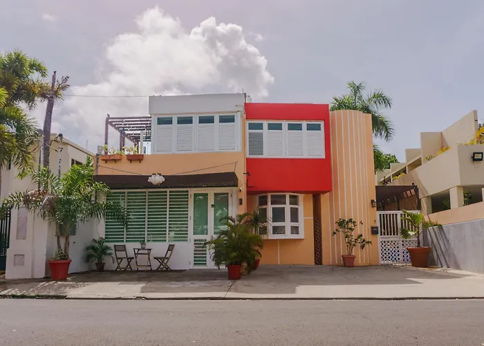 Cozybeach Large 1Bdrapt 50 Steps From Atlantic Ocean Private Street Between Ocean Park & Isla Verde 5 Mins From Airport