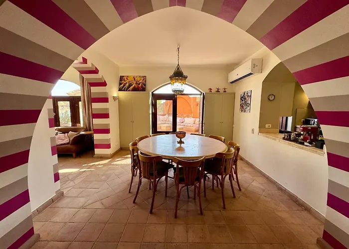 El Gouna Nubian Lagoonfront Villa - 4Br, 9 Guests