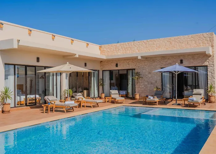 Villa La Rose Bleue - Résidence Hôtelière avec Piscine - Essaouira
