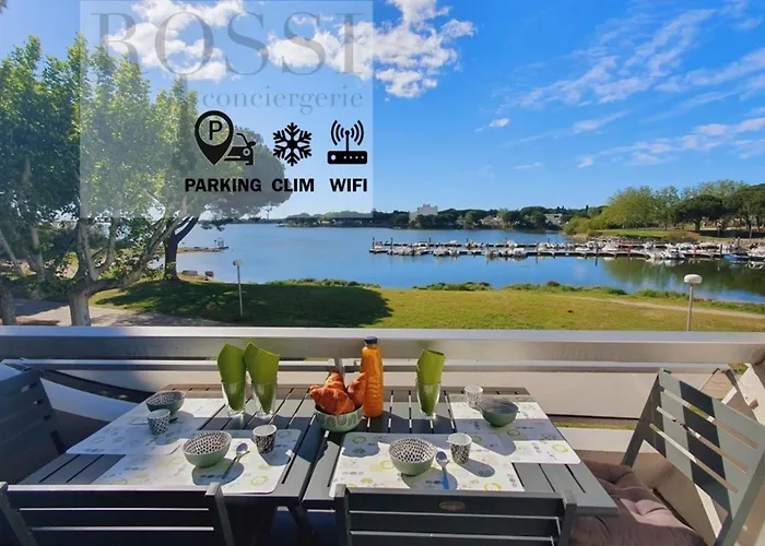L'Olympe Vue Lac Avec Parking Prive Clim Wifi - Rossiconciergerie - Linge Inclus
