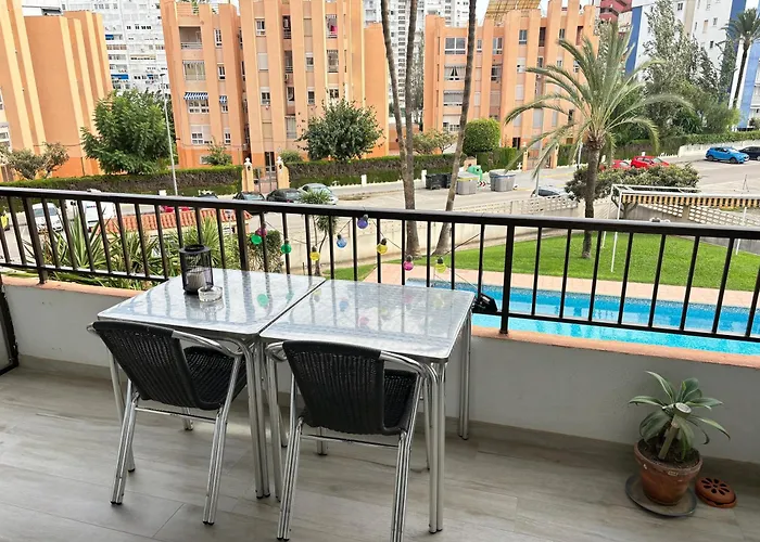 Apt. En la Playa, Wifi rápido y piscina.