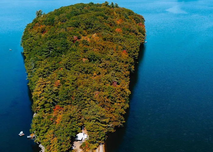 Island Tent Overlook In Maine