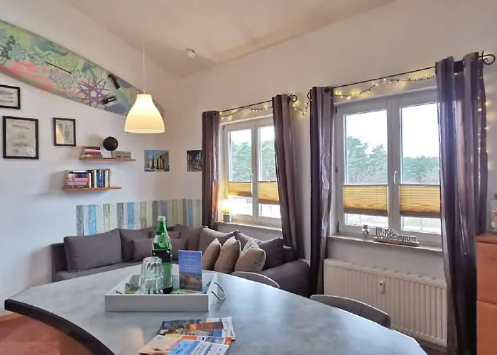 Fewo Wellenreiter Usedom 200 m zum Strand mit Balkon Parkplatz Wlan