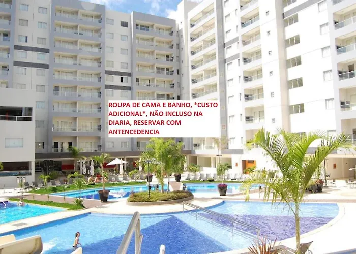Flat Temporada Rio Quente - 1 quarto e 2 banheiros