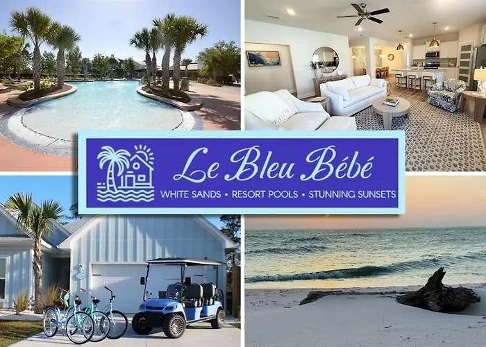 Le Bleu Bebe Sleeps 15 Golf Cart Pools Beach Gear Game Room Included