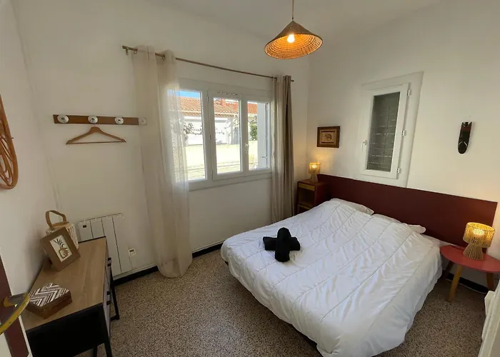 Belle maison avec jardin à 1mn de la plage