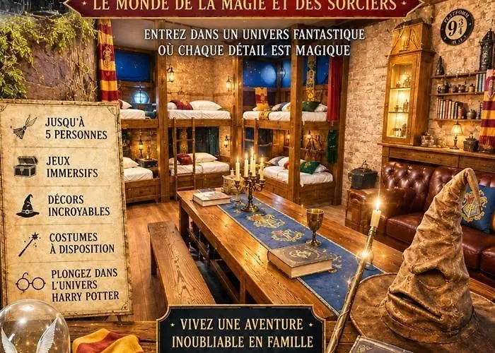Les Chambres de Paulette - LOGEMENTS A THEMES - CHAMBRE JACK SPARROW - CHAMBRE KOH LANTA - CHAMBRE HARRY POTTER - CHAMBRE ZEN
