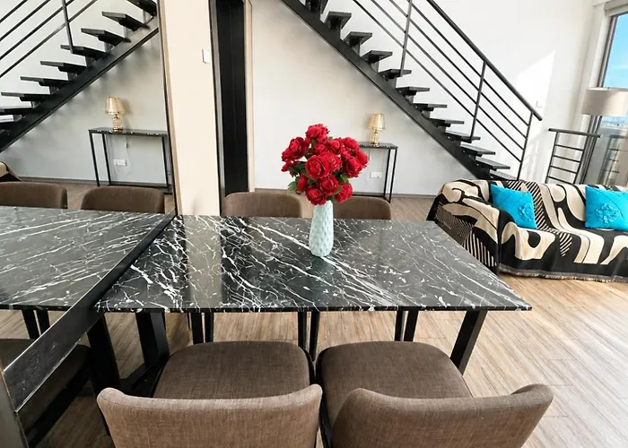 Full Seaview High Floor 2Br Duplex Loft Maritime Suites Penang 203A