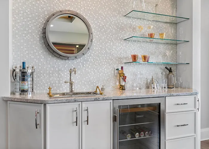 Lake-View Luxury Awaits At Serenity North 4 In Bay Harbor, Mi, With 4 Bedrooms.