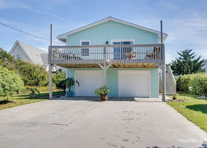 Charming Surf City Beach House - Walk To Ocean!