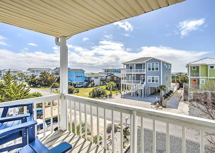 Coastal Oasis W/ Decks: Walk To Holden Beach!
